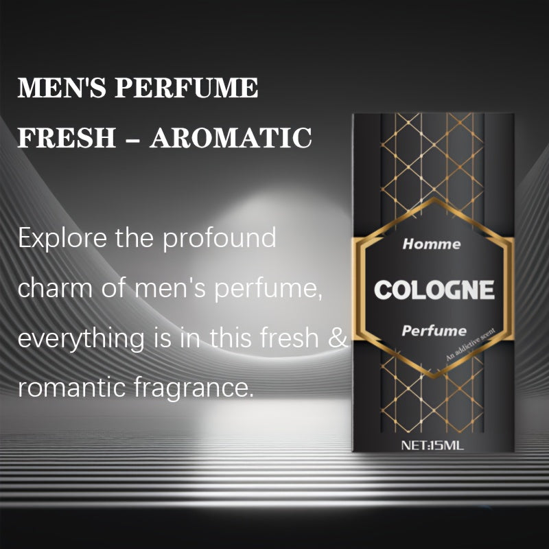 Olio Profumo Da Uomo Colonia Fresca Aromatica Senza Alcol 15 Ml