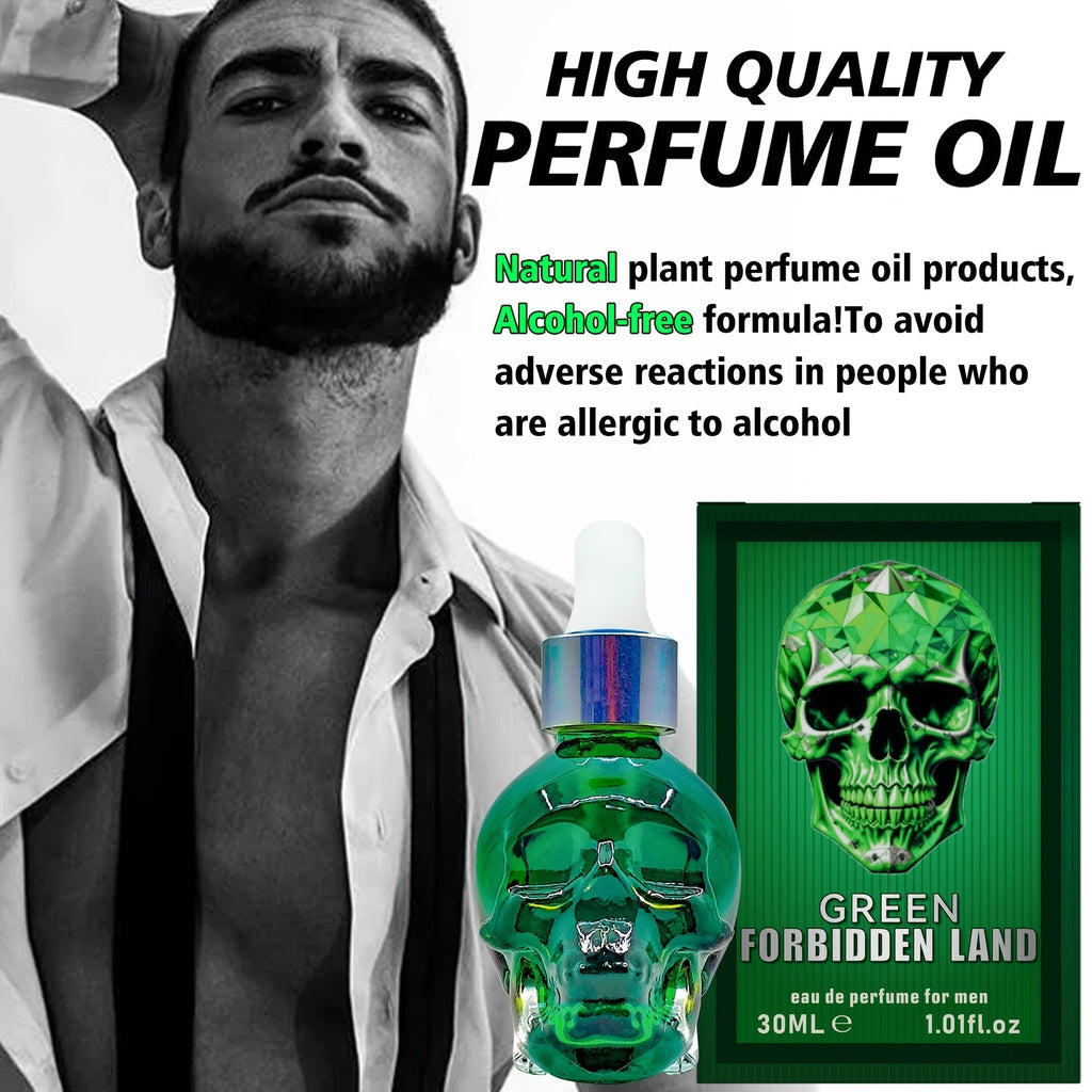 Olio Profumo Forbidden Land Uomo Legnoso Cuoio Orientale 30ml