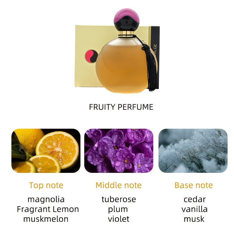 Profumo Femminile Floreale Fruttato Limoni Bacche Viole Cedro Vaniglia 50 Ml