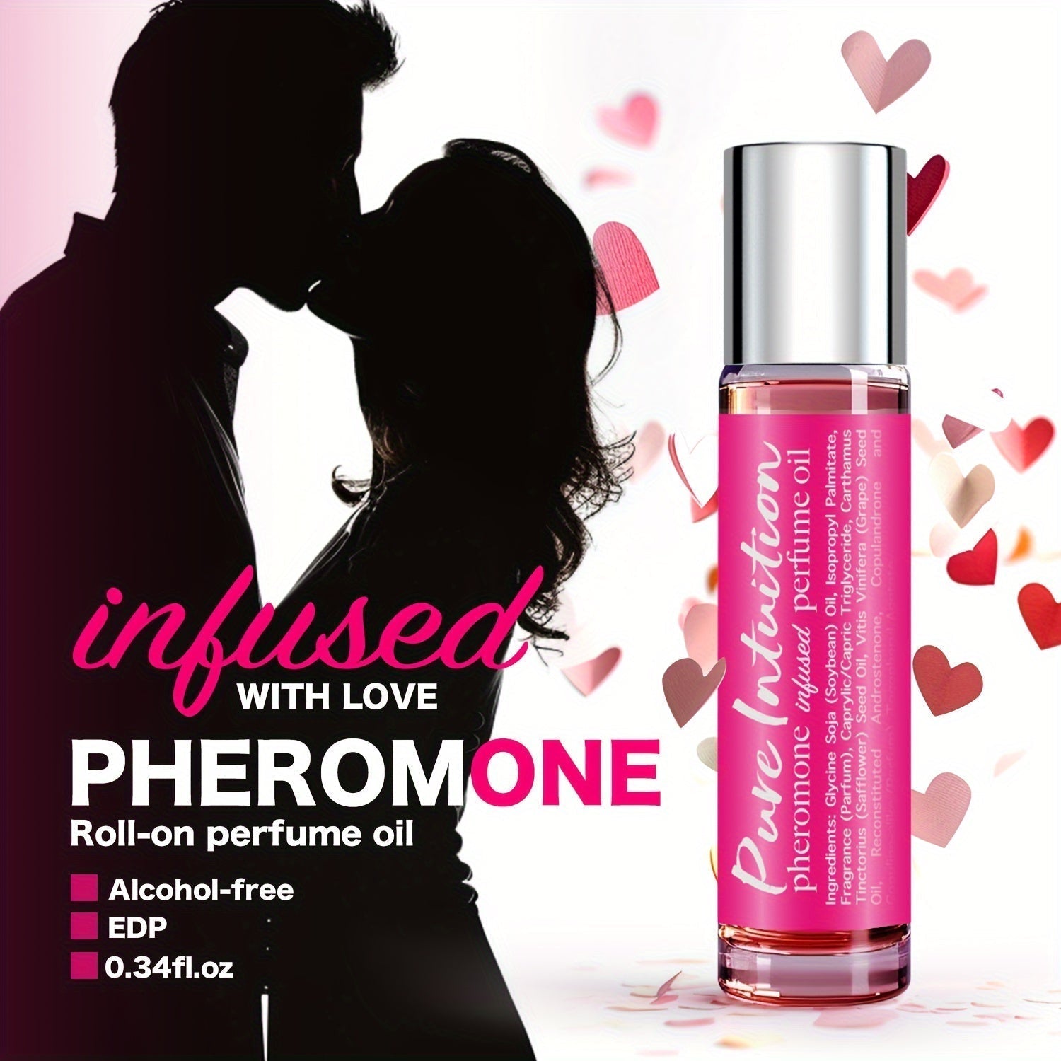 Profumo Feromone Infuso in Olio Privo di Alcol 10 ml per Attrazione