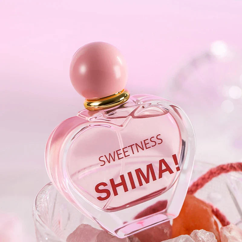 Creative Brand Unisex Heartshaped Perfume Fresh Natural Orange Berry Woody Rose Light Perfume Sweet Girlish Love Fragrance Spray